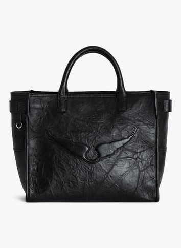 Sac cabas en cuir ZADIG&VOLTAIRE Noir